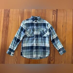 Pendleton, Men's Burnside Plaid Flannel Shirt, Blue / White, Small